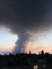 Дым от горящей свалки поднялся над Темрюком